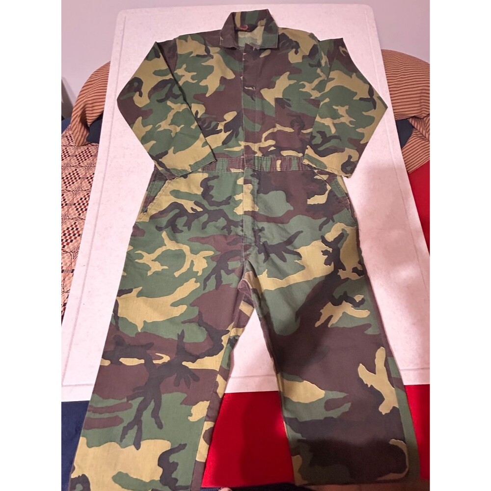 Vintage Blue Bill By RedHead Trebark Coveralls Men’s L R Hunting Cammo